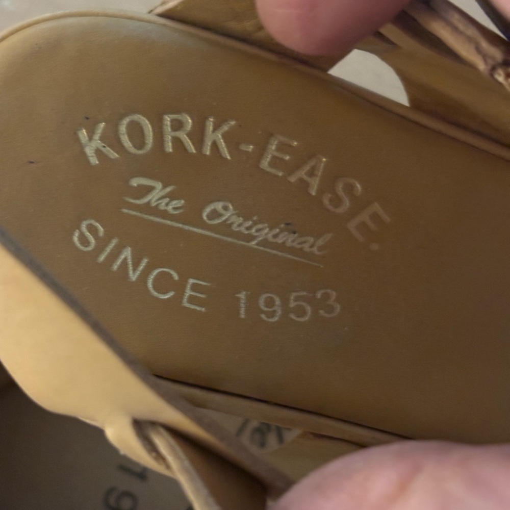 Kork-Ease Clog Sandals in Cream colored - Picture 7 of 8